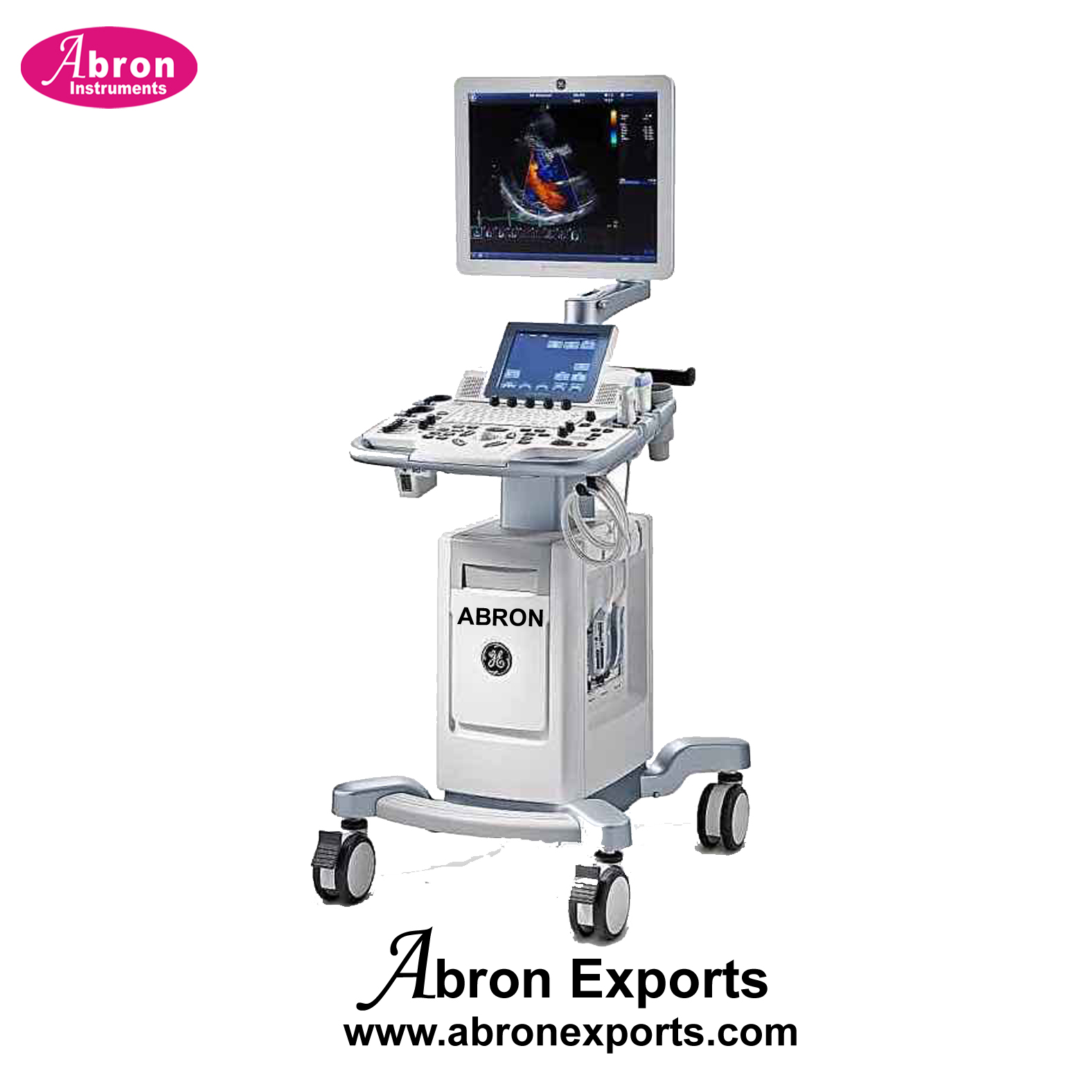 Echocardiography Ultrasound scanner Cadiac colour Sonography with TEE GET8 trolley Transesophageal Hospital Abron ABM-2505GET 